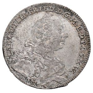 Germany, Brandenburg-Ansbach, Karl Wilhelm Friedrich 1735-1780, 1/6 talar 1756, Altenkirchen.