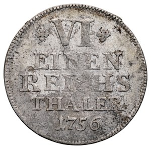 Germany, Brandenburg-Ansbach, Karl Wilhelm Friedrich 1735-1780, 1/6 talar 1756, Altenkirchen.