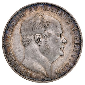 Kingdom of Prussia, Frederick William IV, 1840–1861, Thaler, 1860, Berlin.
