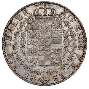 Kingdom of Prussia, Frederick William IV, 1840–1861, Thaler, 1853, Berlin.