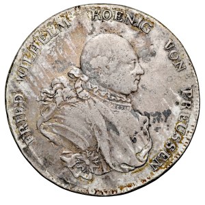 Pruské království, Fridrich Vilém II. 1786–1797, talar 1790 A, Berlín.