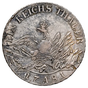 Królestwo Prus, Fryderyk II Wielki 1740-1786, Talar 1781 A, Berlin