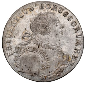 Regno di Prussia, Federico II il Grande 1740-1786, sei real 1756 E, Königsberg.