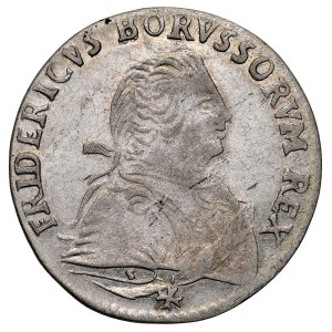 Regno di Prussia, Federico II il Grande 1740-1786, sei real 1752 E, Königsberg.