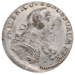 Kingdom of Prussia, Frederick II the Great 1740–1786, Six-Reichsthaler 1757 E, Königsberg.
