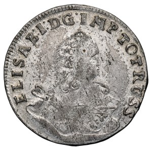 Russia, Elizabeth I Petrovna, 1741–1762, Szóstak, 1761, Königsberg.