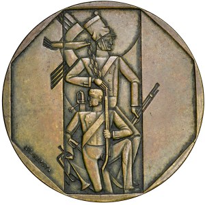 A medal from 1930 commemorating the 100th anniversary of the November Uprising, 1830–1930.