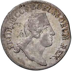 Kingdom of Prussia, Frederick II the Great, 1740–1786, 1/6 thaler, 1756 C, Kleve.