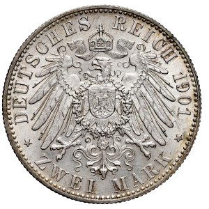 Germany, Prussia, Wilhelm II 1888–1918, 2 marks 1901 A, Berlin, 200th anniversary of the kingdom.