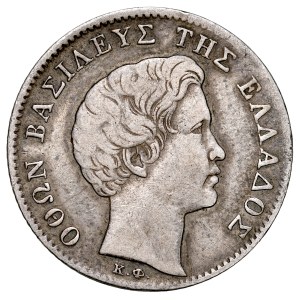 Greece, Otto I of Wittelsbach, 1832–1862, 1/2 drachma, 1833, Munich.