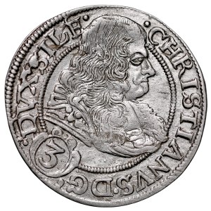 Silesia, Duchy of Legnica-Brzeg-Wołów, Christian 1639–1672, 3 kreuzer 1670, Brzeg.