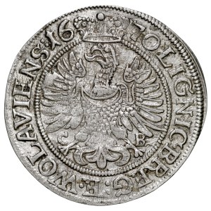 Silesia, Duchy of Legnica-Brzeg-Wołów, Christian 1639–1672, 3 kreuzer 1670, Brzeg.