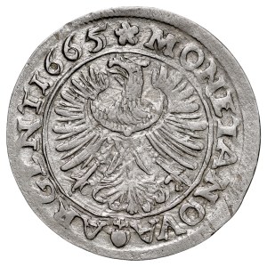 Silésie, Duché de Legnica-Brzeg-Wołów, Christian 1639-1672, 3 kreuzer 1665, Brzeg.