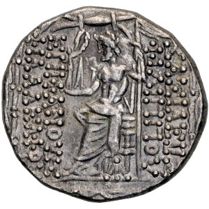 Seleucid Dynasty, Philip I Philadelphus, Uncertain Mint 127, Tetradrachm, 94 BCE-75 BCE.