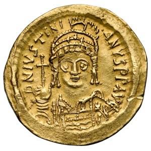 Byzanz, Justinian I. 527–565, Solidus, Konstantinopel.