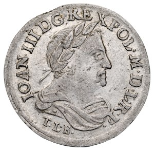 Jan III. Sobieski 1674–1696, šesťák z roku 1681, Bydhošť.