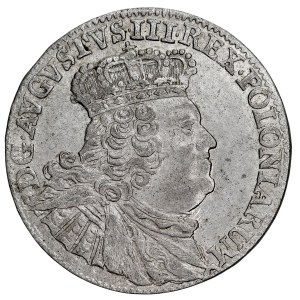 August III. 1733–1763, Šesták 1755 E-C, Lipsko.