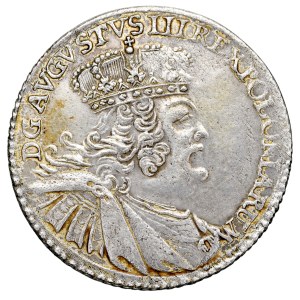 August III, 1733–1763, 8 groszy, 1753, Leipzig.