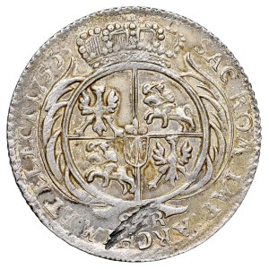 August III, 1733–1763, 8 groszy, 1753, Leipzig.
