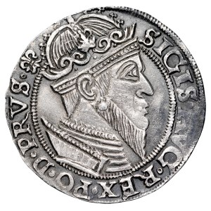 Zygmunt II August 1545-1572, Trojak 1557, Gdańsk.