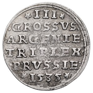 Sigismund I. der Alte 1506–1548, Trojak 1535, Toruń.