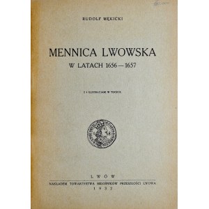 Mękicki R., La zecca di Leopoli negli anni 1656-1657. Leopoli 1932.