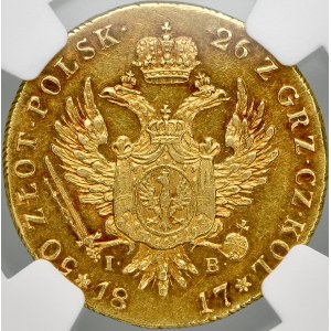 Kingdom of Poland, 50 złotych, 1817 I-B, Warsaw.