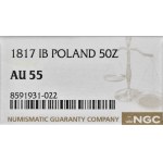 Kingdom of Poland, 50 złotych, 1817 I-B, Warsaw.