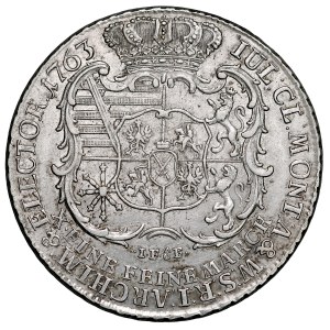 Frederick Christian, 1763, Thaler, 1763, IFoF, Leipzig.