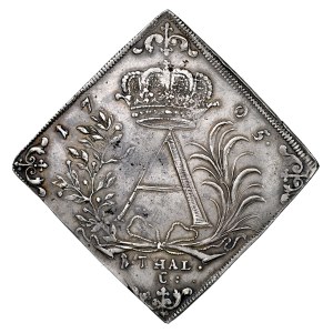 August II the Strong, 1697–1733, 1705 talar coin, Dresden.