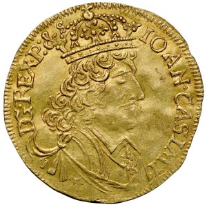 Jean II Casimir 1649-1668, ducat de 1656 IT/IC, Cracovie.