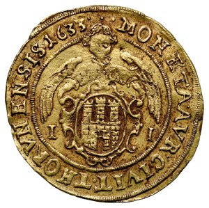 Władysław IV 1632-1648, Dukat 1633 I-I, Toruń. RR.