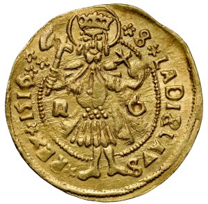 Węgry, Ludwik II Jagiellończyk 1516-1526, Dukat 1516 N-G, Nagybanya. RRRR.