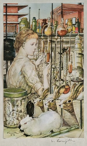 Tsuguharu Foujita (1886-1968), Laborantka