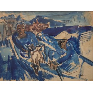 Henryk Epstein (1892-1944), Łódź ze zwierzętami