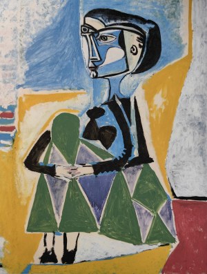 Pablo Picasso (1881-1973), Siedząca Jacqueline