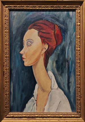 Amedeo Modigliani (1884-1920), Portret Luni Czechowskiej (after)