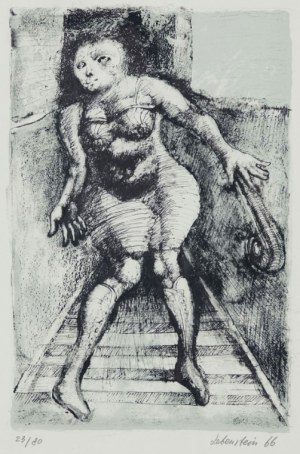 Jan Lebenstein (1930-1999), Maîtresse de maisson (Pani domu), 1966
