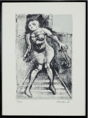 Jan Lebenstein (1930-1999), Maîtresse de maisson (Pani domu), 1966