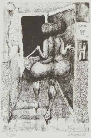 Jan Lebenstein (1930-1999), Ballon - Baba (Balon- Pupa), 1966