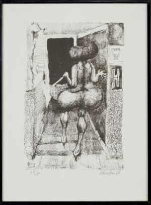 Jan Lebenstein (1930-1999), Ballon - Baba (Balon- Pupa), 1966