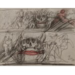 Franciszek Starowieyski (1930-2009), Composition with skulls