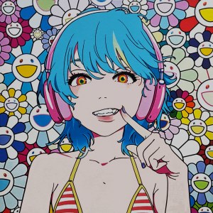 Takashi Murakami (ur. 1962, Tokio), Smile 02