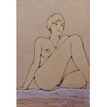 Henryk Plóciennik (1933-2020), Seated Nude