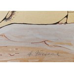 Henryk Plóciennik (1933-2020), Seated Nude