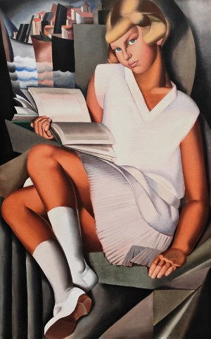 Tamara Łempicka (1898-1980), Kizette w różowej sukience