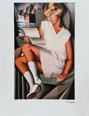 Tamara Łempicka (1898-1980), Kizette w różowej sukience