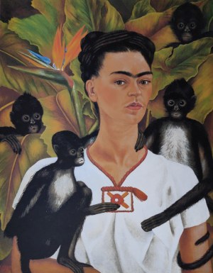 Frida Kahlo (1907-1954), Autoportret z małpami