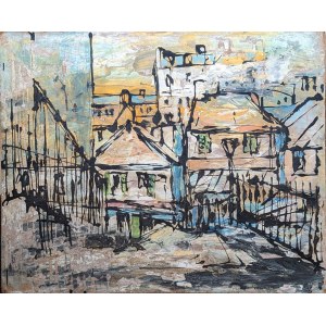 Artist unrecognized, France - Urban landscape, 20th century.