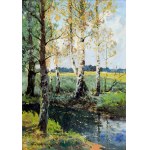 Viktor Koretsky (1890-1980), Landscape with birches